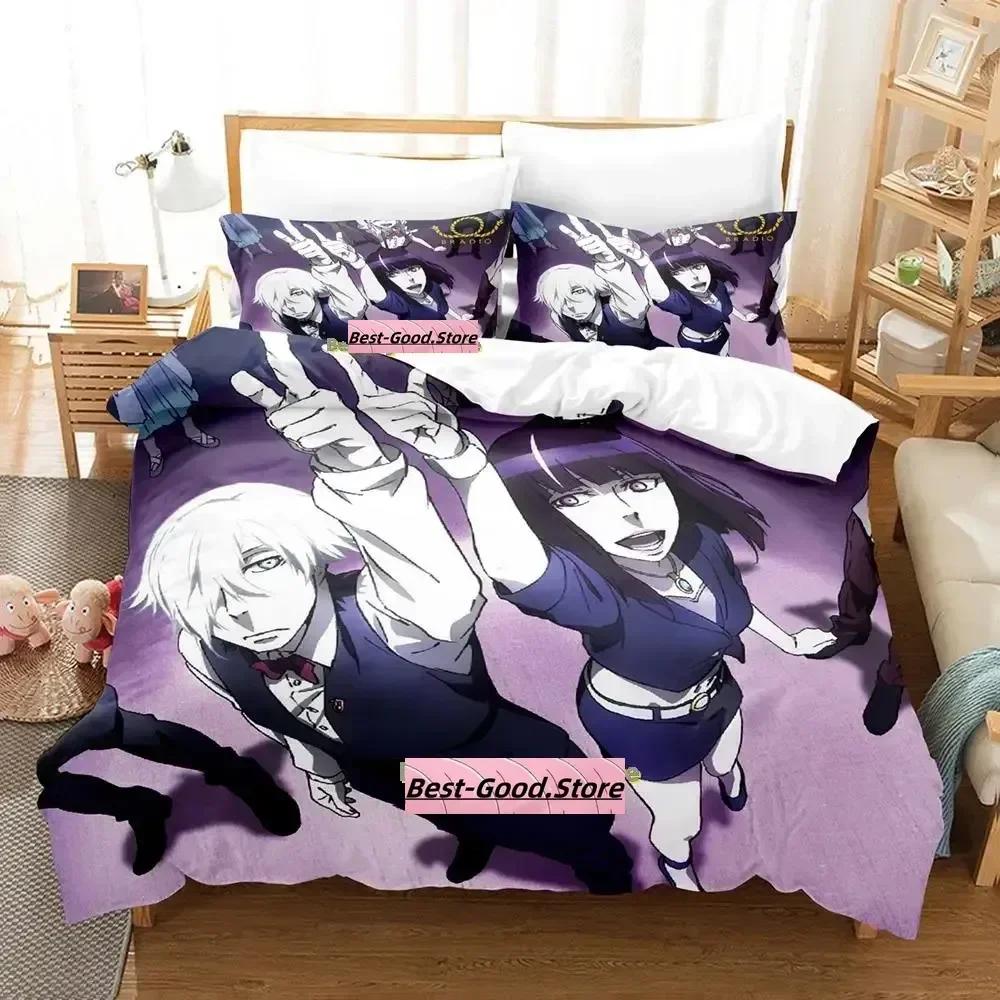 

Death Parade Beding Set Printed With Pilowcase Bed Soft Duvet Cover Soft Single Double Quen Super King-Sized Dimensionsd Dimensions Adult People Kid 100*200cm Single