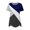 Women's Fashion Casual Temperament Crewneck Loose Printed Short Sleeve T-shirt Top