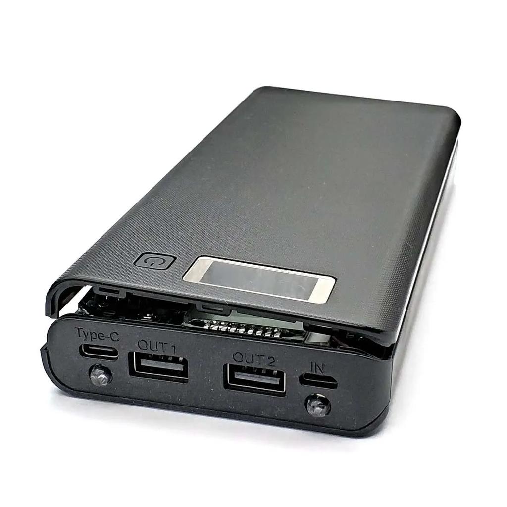 DIY Power Bank 18650 Battery Case Power Bank Battery Storage Box Powerbank Box Charger Shell Case 8*18650 Micro Type-c Interface