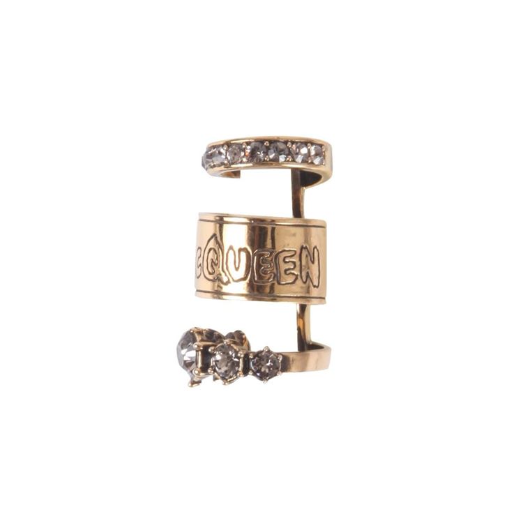 Alexander McQueen Brass Gold Men Accessories 688449J160T2832 Gold,F