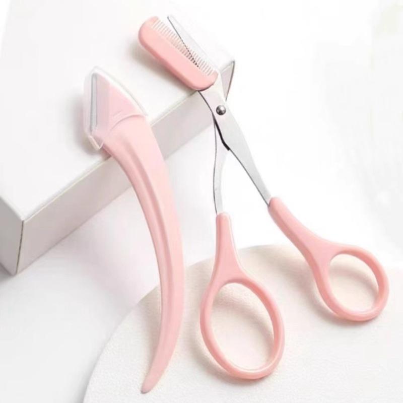Crescent Eyebrow Shaping Knife, Eyebrow Shaving Knife, Safe Eyebrow Shaving Knife for Female Beginners, Safe Eyebrow Shaping Tool