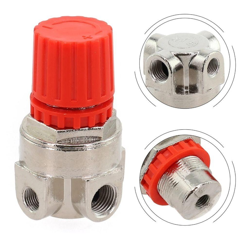

2 Pcs High Accuracy Pressure Regulating Valve Air Compressor Parts Air Control Voltage Regulator Aluminum 3 Holes 3 Holes