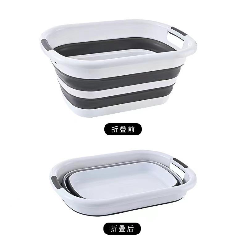 26L Foldable Dirty Laundry Hamper Wall-mounted Portable Household Storage Laundry Basket Bathroom Dirty Clothes Storage Basket S