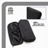 Plus FABFAB Large Capacity Pencil Case Pouch with Round Drape Gusset, Type, Black, FL-240CA (Product Code 98-886)