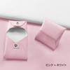 Portamonete COGURE, Vera Pelle di Vitello Ristretta, Bifold, Unisex, Confezionato in Scatola Regalo, COPECP, Rosa e Bianco