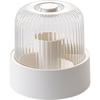 Light Luxury Rotating Belt Dustproof Plastic Pen Holder, Office Stationery Desktop Organizer Box