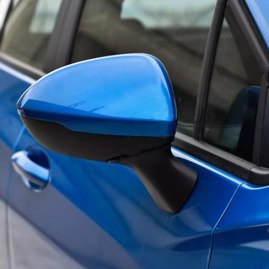 2017- Chevrolet Cruze Right Passenger Side Mirror Cover Cap Blue | Plastic | Painted | China | Front
