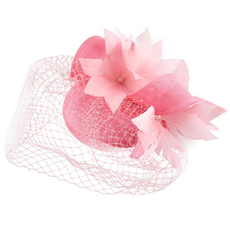 Bridal Veil Headgear Retro Socialite Party Top Hat Hemp Hair Accessories