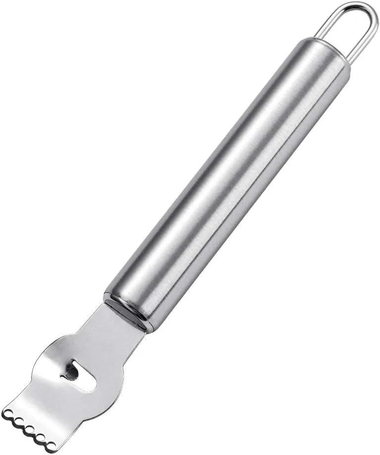 

Нож для снятия цедры с лимона Терка из нержавеющей стали Терка для снятия цедры с лайма, апельсина, цитрусовых Нож для очистки кухонных инструментов для бара Аксессуары