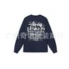 Unisex Heavyweight Cotton Long Sleeve Crewneck Sweatshirt Casual Wear Oversized Fit 300-350gsm
