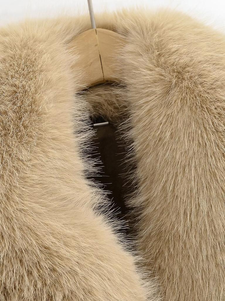 European and American Style, New Women's Clothing, Fashionable, Casual, Fur Collar Leather Jacket Jacket 4341853