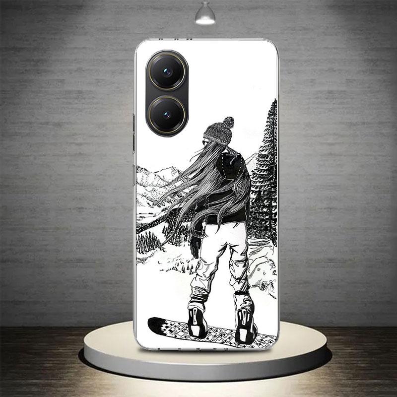 

Adventure Snowboarding Extreme Phone Case Cover for Xiaomi Poco X3 Nfc X4 X5 X6 X7 F5 F6 Pro F7 Ultra F4 Gt M6 M5S M4 M3 Soft Pa Xiaomi Poco M3