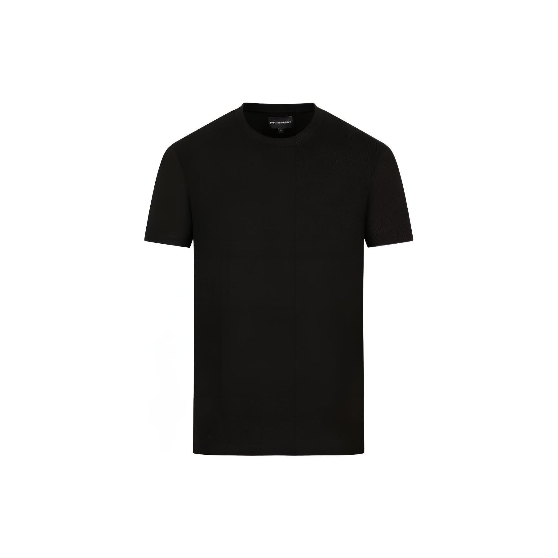 

Emporio Armani Ss23 Essentials Series Solid Color Crew Neck Casual Pullover Short Sleeve T-Shirt Men Tops Black 8N1TD2-1JGYZ-0022 S