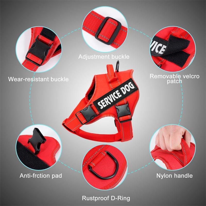 Medium Large Dog Labrador Vest Pet Chest Strap Pet Vest