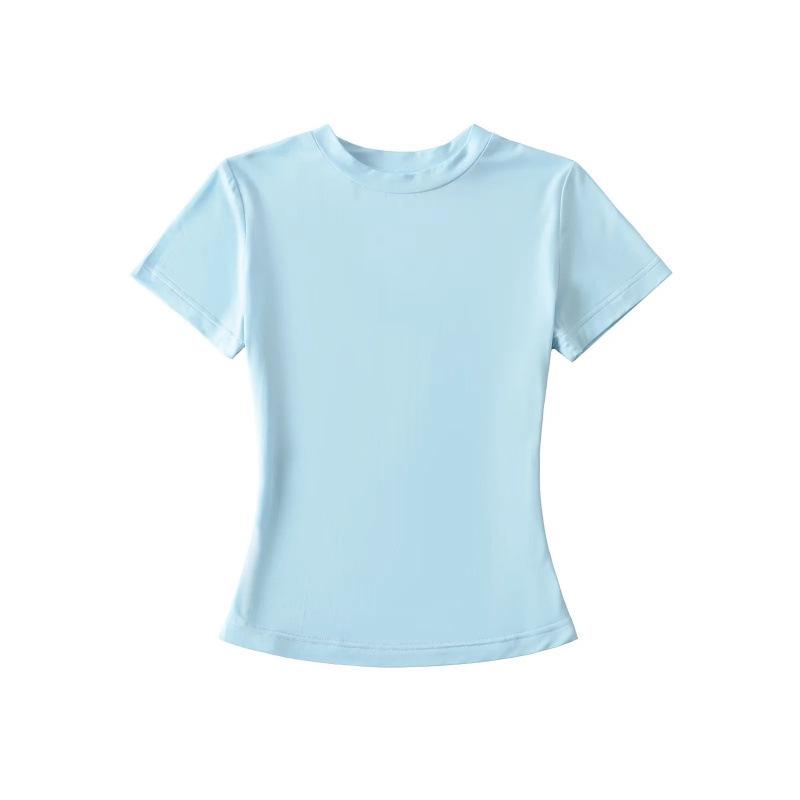 Soft Drape Wide-Leg Yoga Pants & Short Sleeve Top Set Small