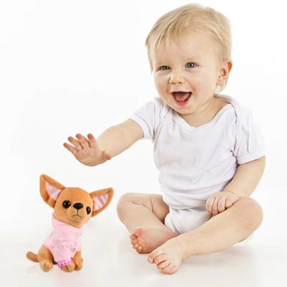 Simulation Chihuahua Plush Toys Stuffed Animals Stuffed Dog Doll Puppy Plush Toys  Boys Girls