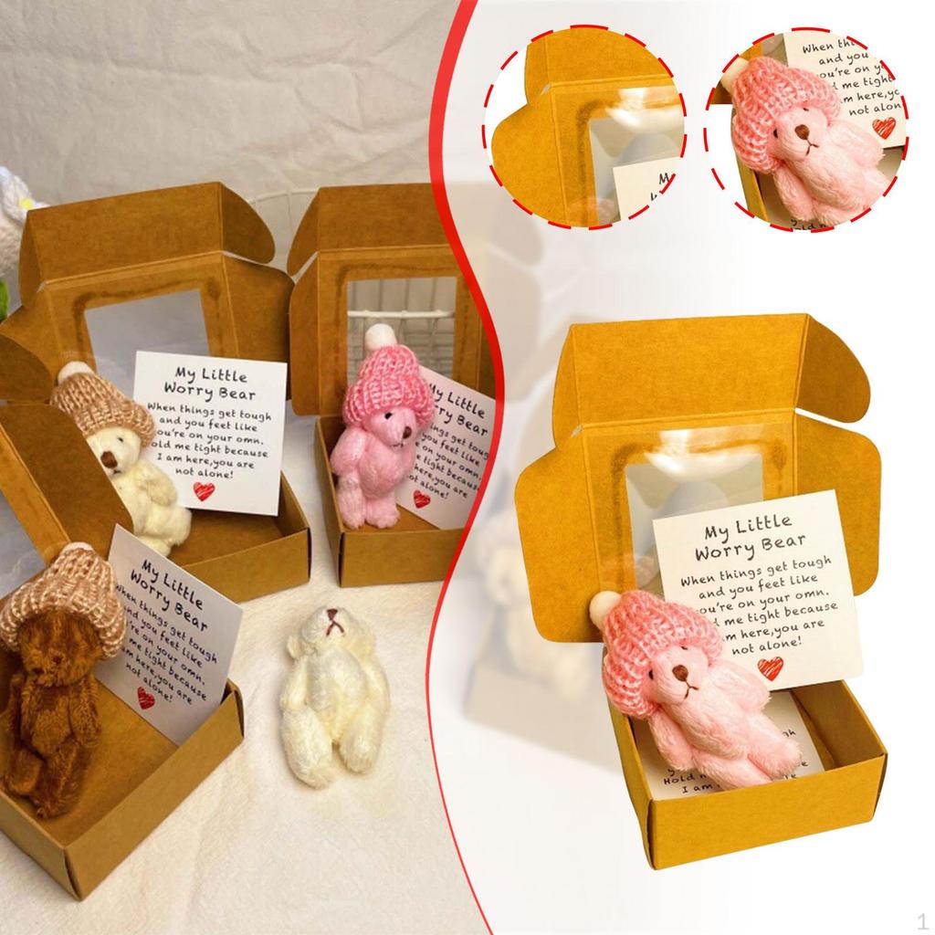 Cute Mini Animal Toy, Soft Cuddly Stuffed for School Reward Shower Valentines