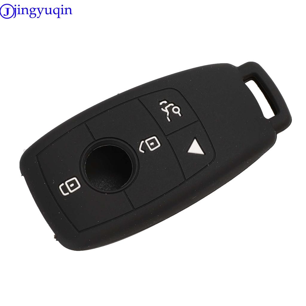 Jingyuqin Carbon Smart Fernbedienungsschlüssel Gehäuse Schale Fob Für Mercedes Benz AMG 2016 2017 E-Klasse W213 E200L E260 E300L E320L