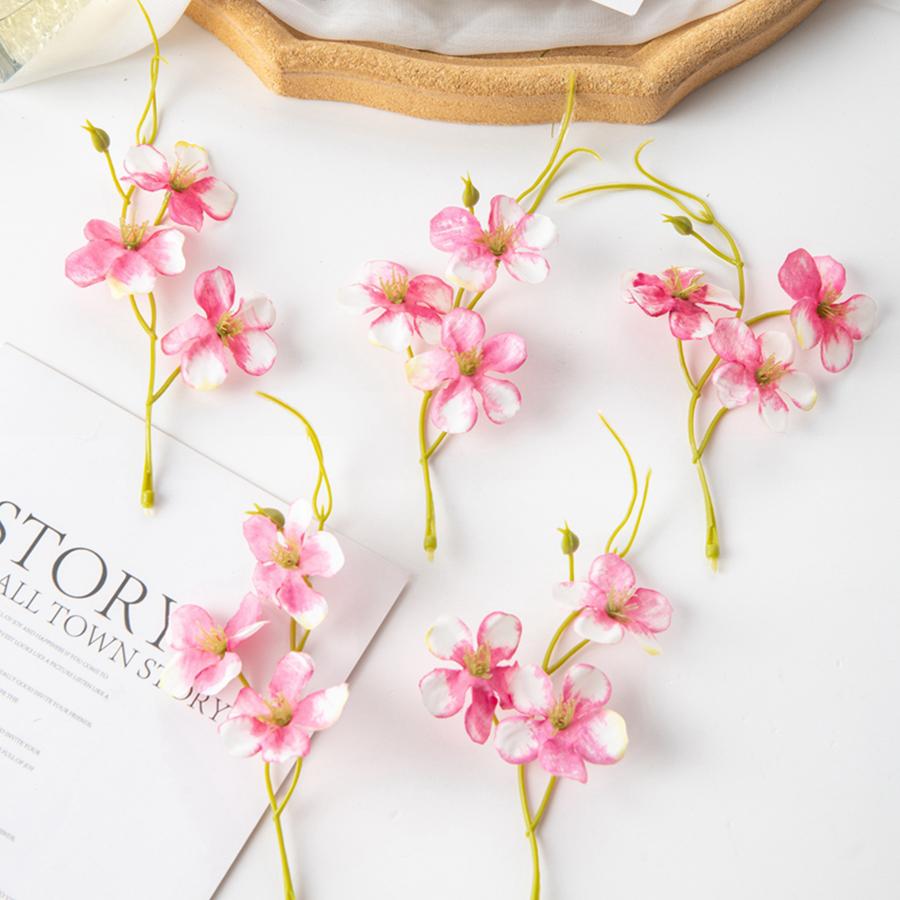 

10/30 шт. Шелковые искусственные цветы Сливовый цвет Сделай сам Подарок Скрапбук Декор Фестиваль Дом Улица Сад Арка Свадьба Свадебные букеты 30pcs розовый