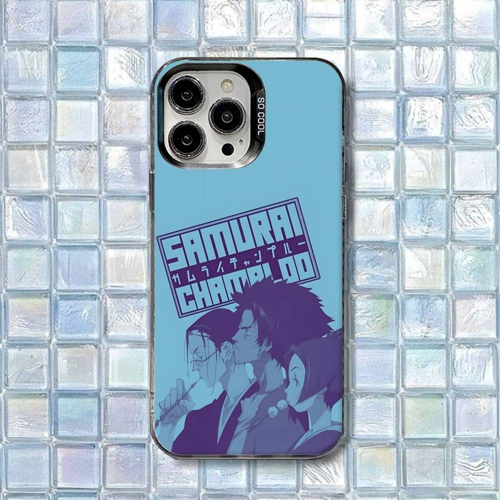 Anime Samurai Champloo Phone Case For iPhone 16,15,14,13,12,11,8,7,Pro,Max,Plus,Mini,XS,SE Shockproof Matte Cover