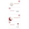 Baby Powder Puff Bottle Loose Powder Bottle Talcum Powder Bottle Loose Powder Bottle For Trip Storage Powder(Cap, Random Color)