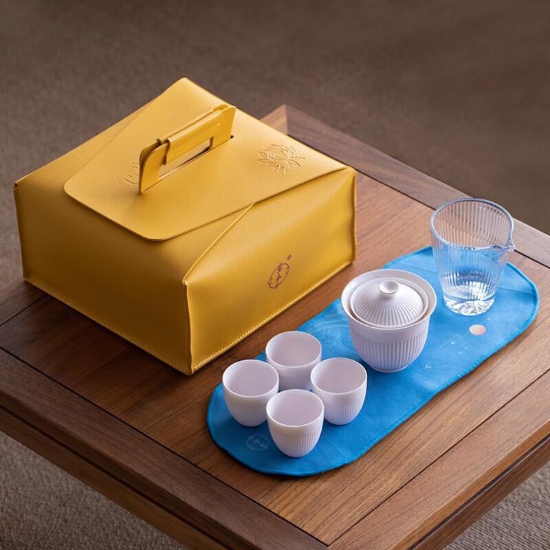 

Wan Chun He Mutton-fat Jade Ceramic Tea Set