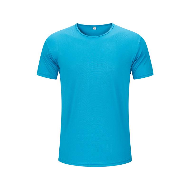 Custom Quick-Dry Short Sleeve Round Neck Sports Shirt with DIY Logo Printing