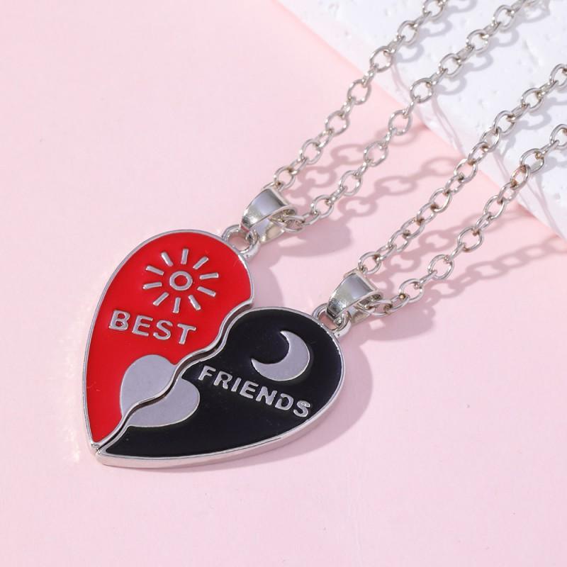 Letters Best Firends Friends Necklace Fashion Friendship Girlfriends Pendant Female