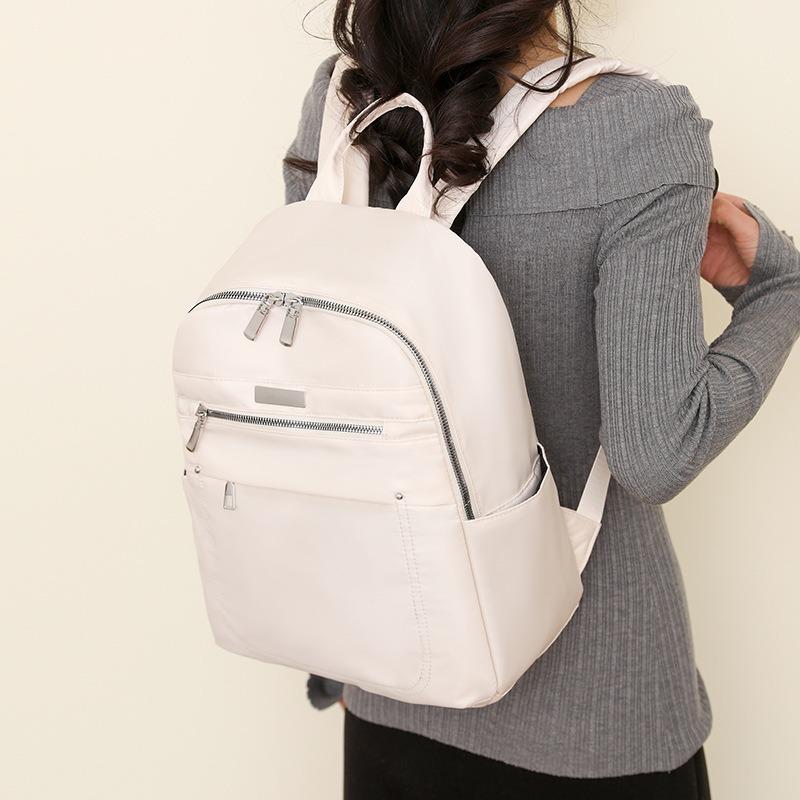 New Stylish and Simple Casual Shoulder Bag Trendy Women's Backpack Anti-splashing Nylon Bag