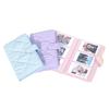 3 Inch Instant Camera Photo Album 108 Pockets PU Leather Photo Storage Case Large Capacity Solid Color Memorial Booklet
