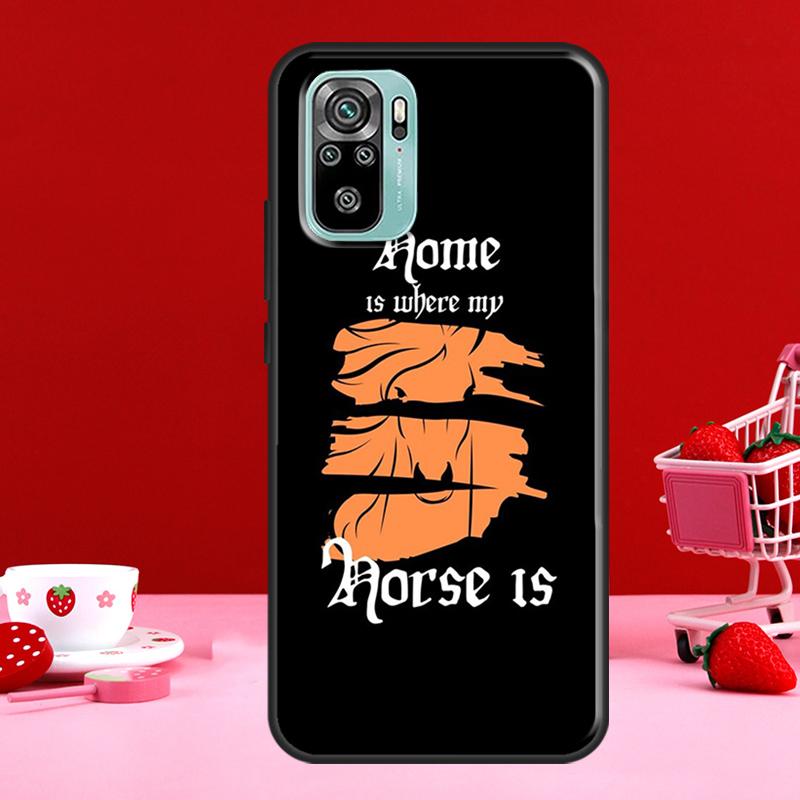 

Home Is Where The Horse Is для Xiaomi Redmi Note 8 9 10 11 Pro Note 10S 9S 11S Чохол для Redmi 9 10 9T 9A 9C Coque Redmi Note 8T