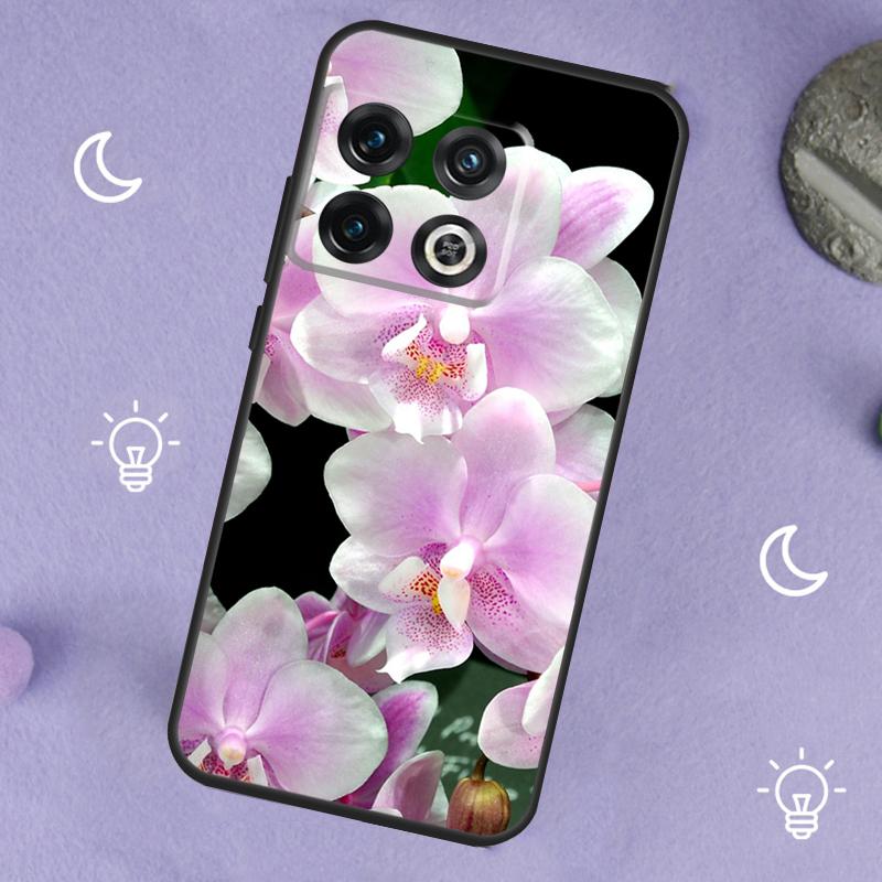 Orchid Flowers Colorful Case For OnePlus 13T 10T 8T 10R 12R 13R 15 13 12 11 10 9 Nord 5 CE 2 3 4 Lite N20 N30 Cover