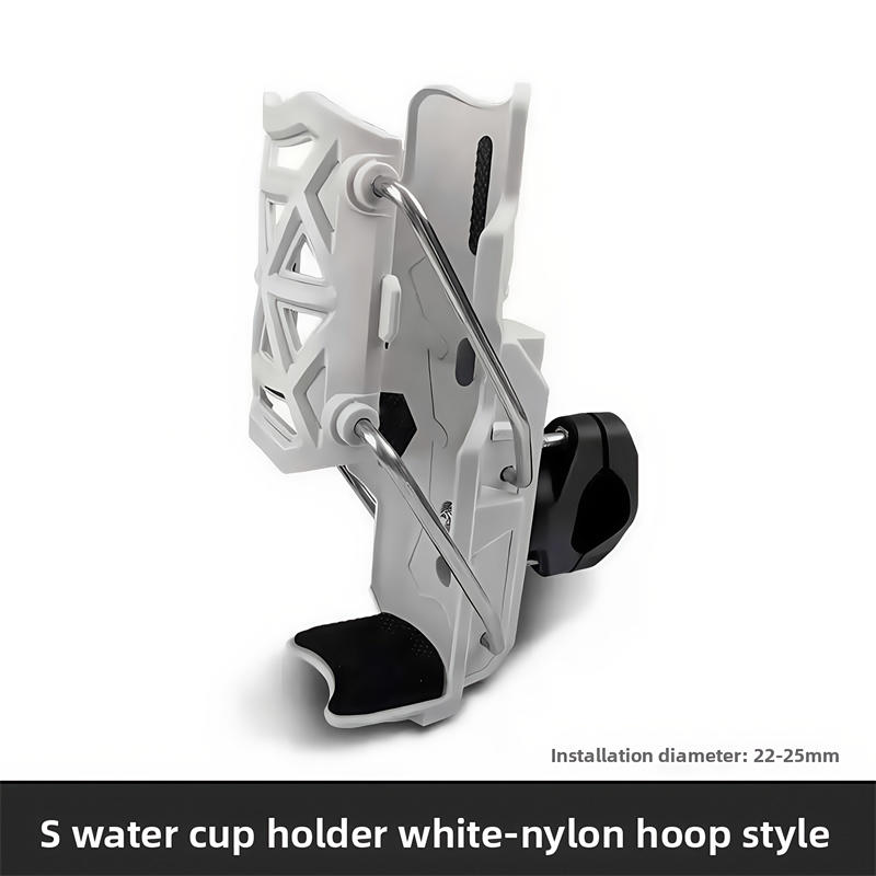 Self Adjusting Cup Holder for Motorcycle Bike Universal Rotatable No-Drilling Cycling Bottle Drink Mount Holder