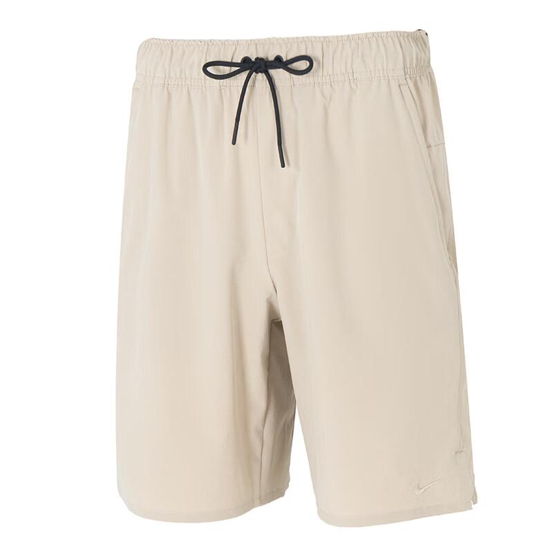 Nike Dri-Fit Unlimited Quick-Dry Breathable Solid Color Casual Shorts Men Shorts Beige DV9331251