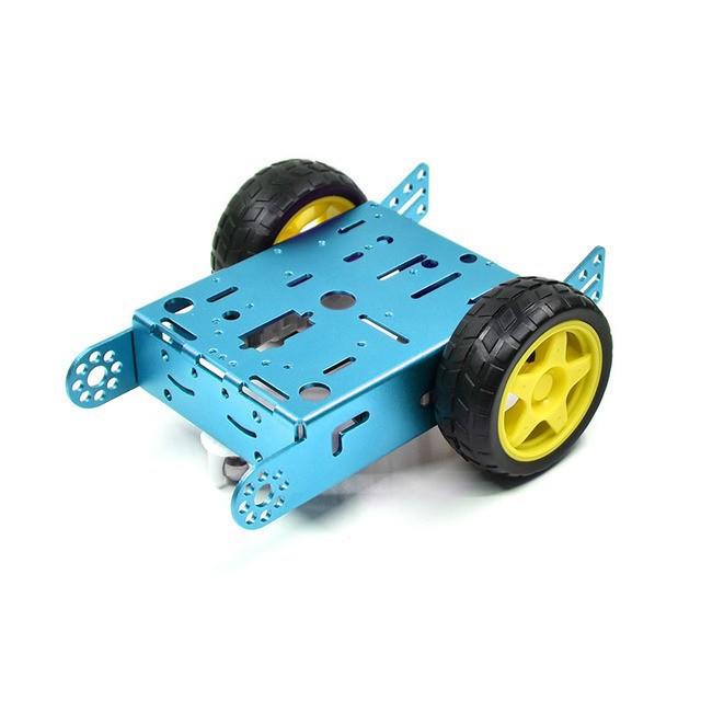 

2WDAluminum Alloy Small Pull Kit Robot Car Metal Chassis Kit Applicablearduino