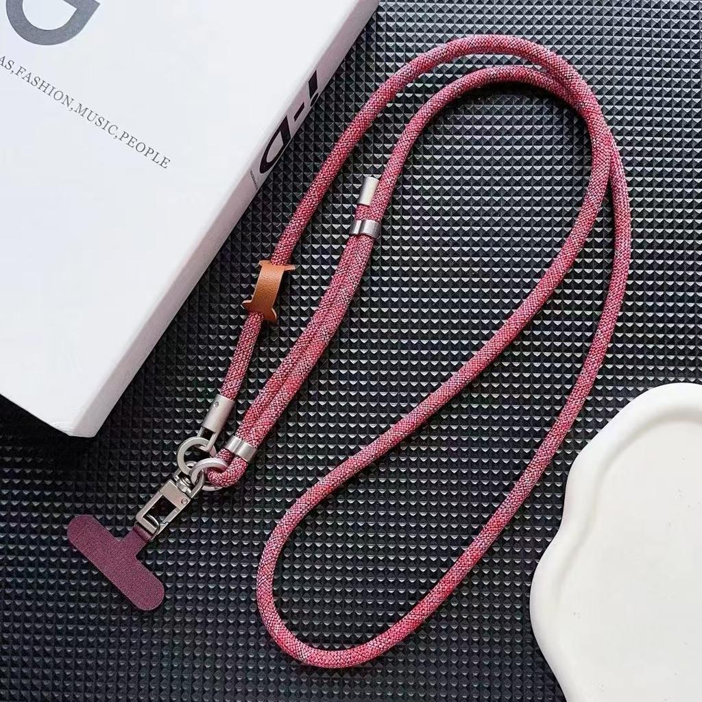 150cm Phone Long Lanyard Adjustable Crossbody Shoulder Strap with Tether Tab,Diameter: 8mm