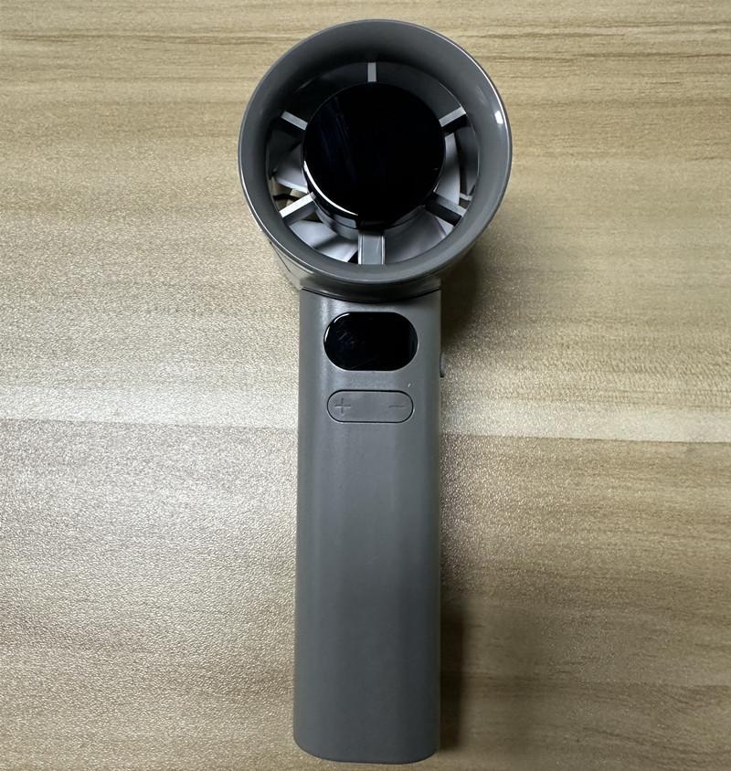 NEW Hand Fan 120 Wind Speeds Mini Bladeless Handheld Fan USB Rechargeable Highspeed Fans with LED Display Electric Eyelash Fan