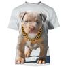 Animal French Bulldog 3D Print T-shirts Men Women Summer Casual O-Neck Short Sleeve Harajuku Streetwear Oversized Male T Shirts