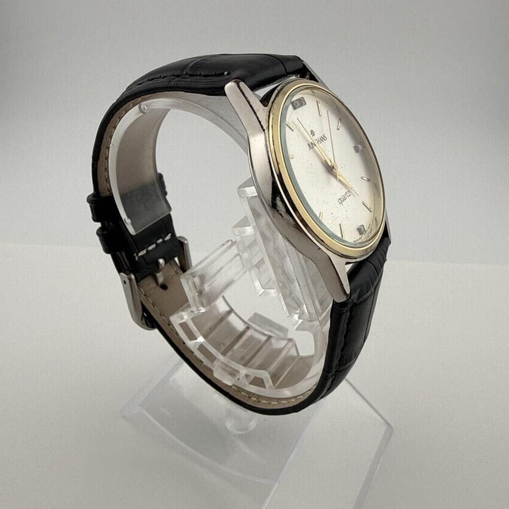 Used JUNGHANS Quartz J0-501 Men's Watch Quartz / Quartz Working item Battery replaced [H427]