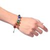 Spiritual Natural Mineral Beads Reiki Healing Crystals Braided Bracelet 7 Chakra Bracelets