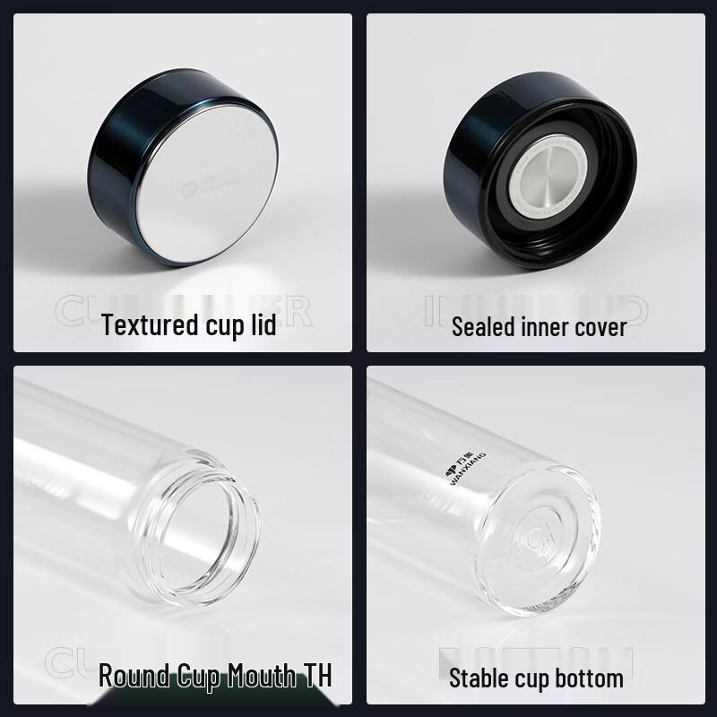 Wanxiang Portable Borosilicate Glass Tea Infuser Bottle