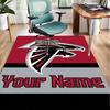 Custom Name Rug Atlanta Logo Area Rug Suitable for Indoor And Outdoor,Carpets for Homes, Offices,Living Rooms,Home Decor,Christmas Gift