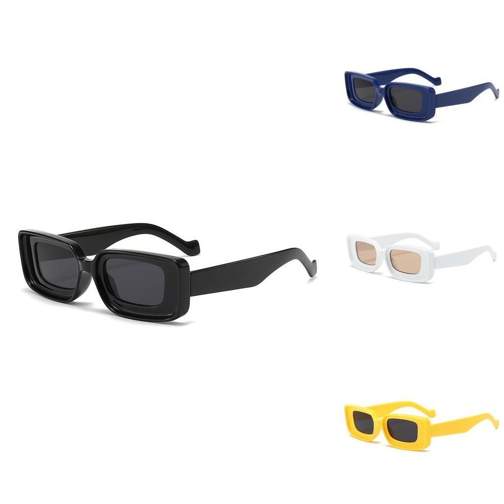 Cool Street Punk Style Small Frame Square Sunglasses Outdoor Sun Protection