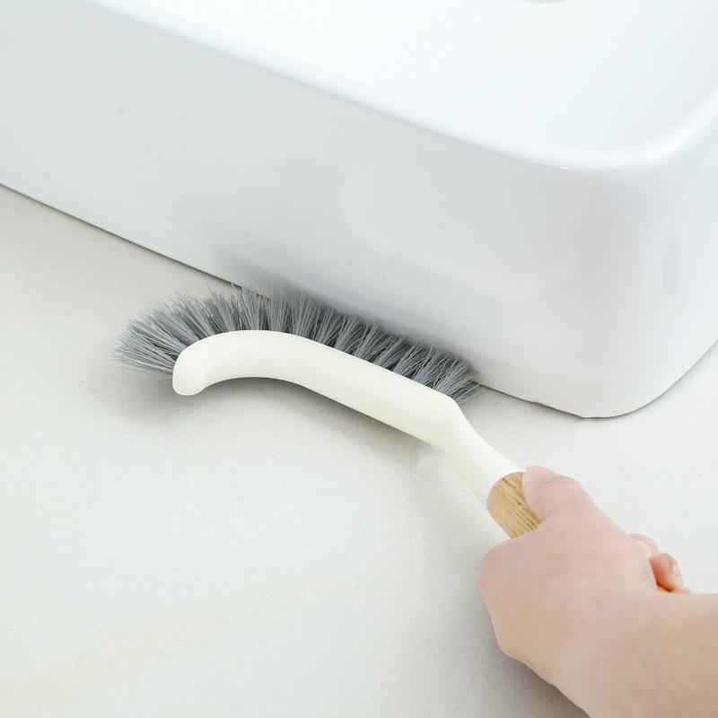 Xiangtai spot wooden handle floor gap brush dead corner window sill groove dirt removal multi-purpose cleaning brush factory