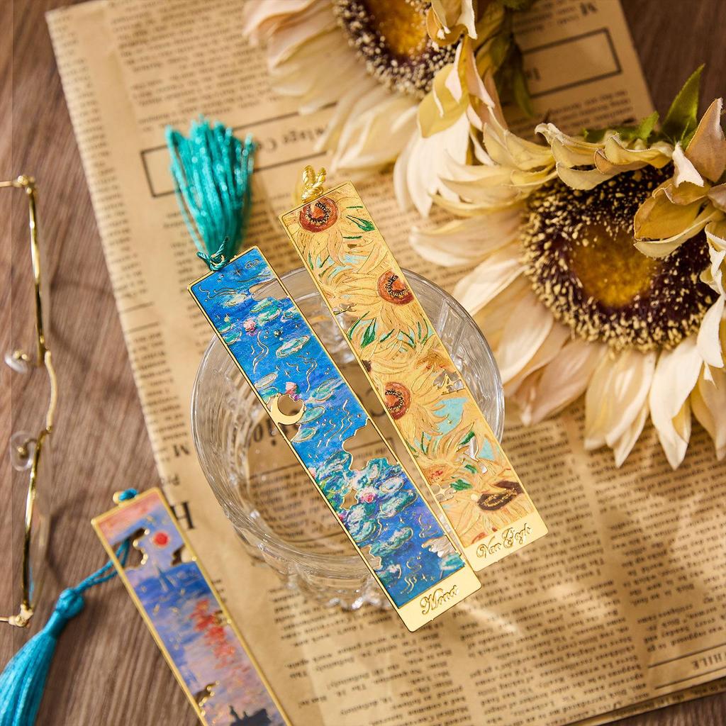 Zaomo Retro Art Metal Bookmark - Famous Painting Series