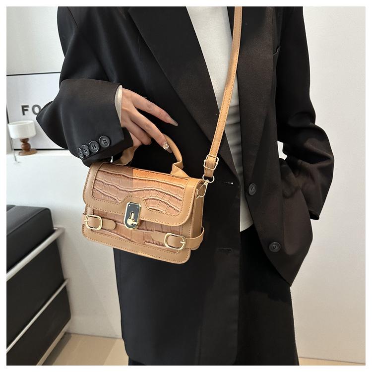 Spring 2024 Korean Style Stone Pattern Handbag - Trendy Women's Shoulder Bag