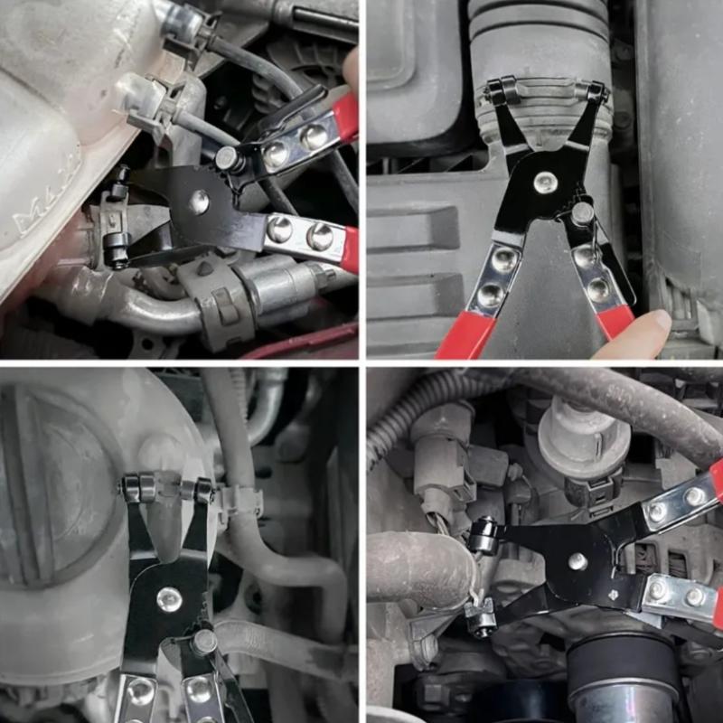 Car Water Pliers Clamp Pipe Hose Clip Swivel Drive Jaw Locking Tool Removal And Installation Of Flat-Band Hose Clamps