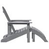 Adirondack Chair Light Grey 82 X 74 X 92 Cm HDPE