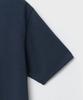 Bellie Variant Henley Neck T-Shirt - Washed Navy