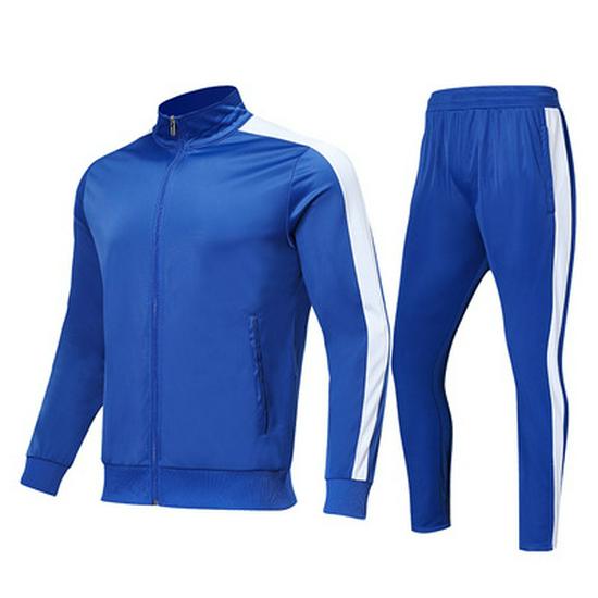 Unisexové fotbalové tréninkové soupravy - S dlouhým rukávem, Jednobarevné sportovní bundy pro dospělé a děti, Ideální na jaro a podzim